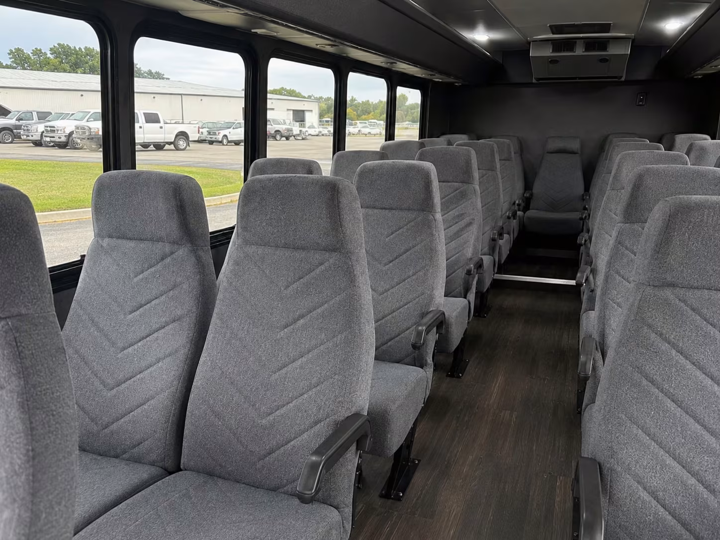 15 passenger minibus interior
