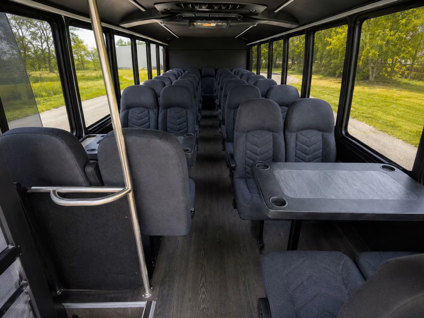 18 passenger minibus interior