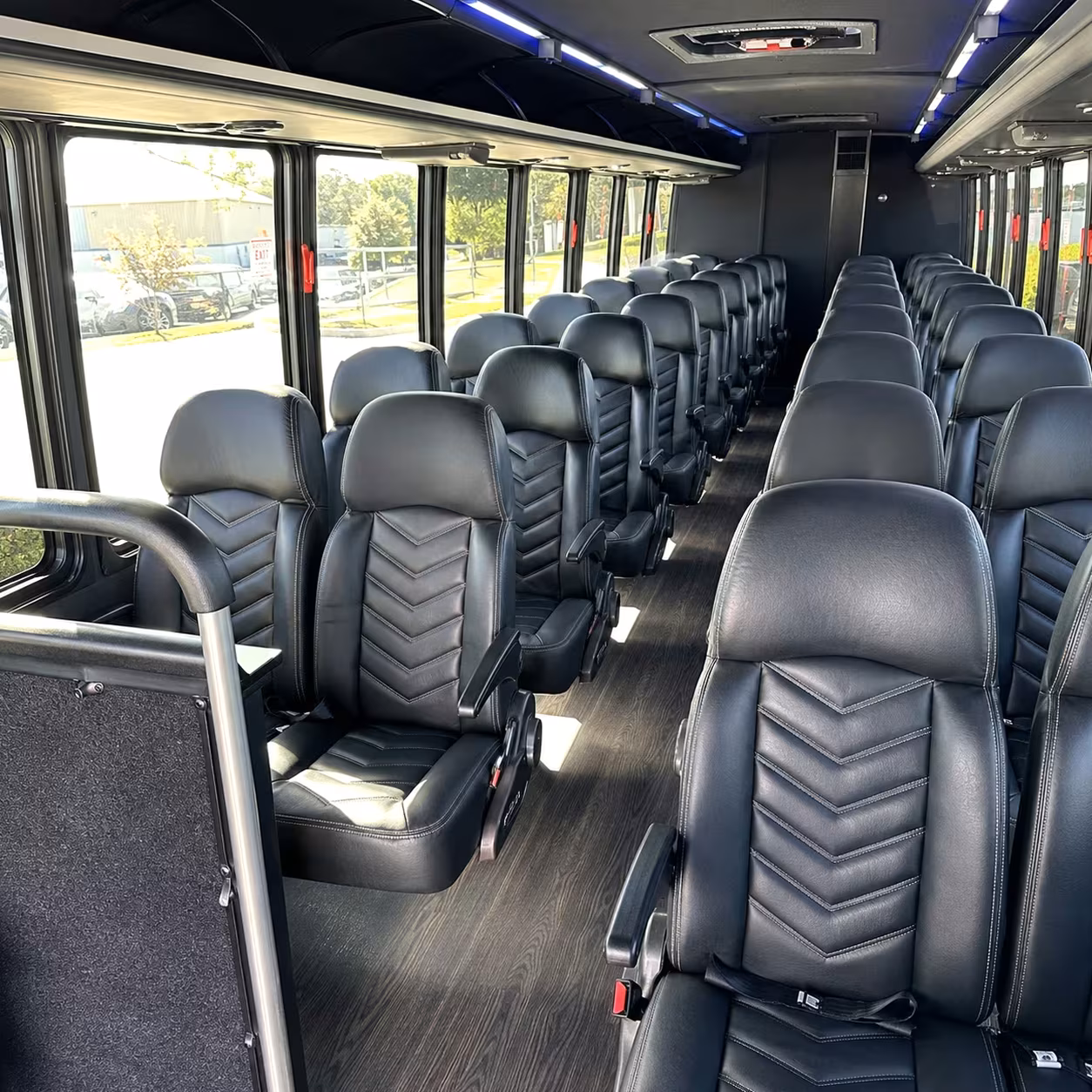 25 passenger minibus interior