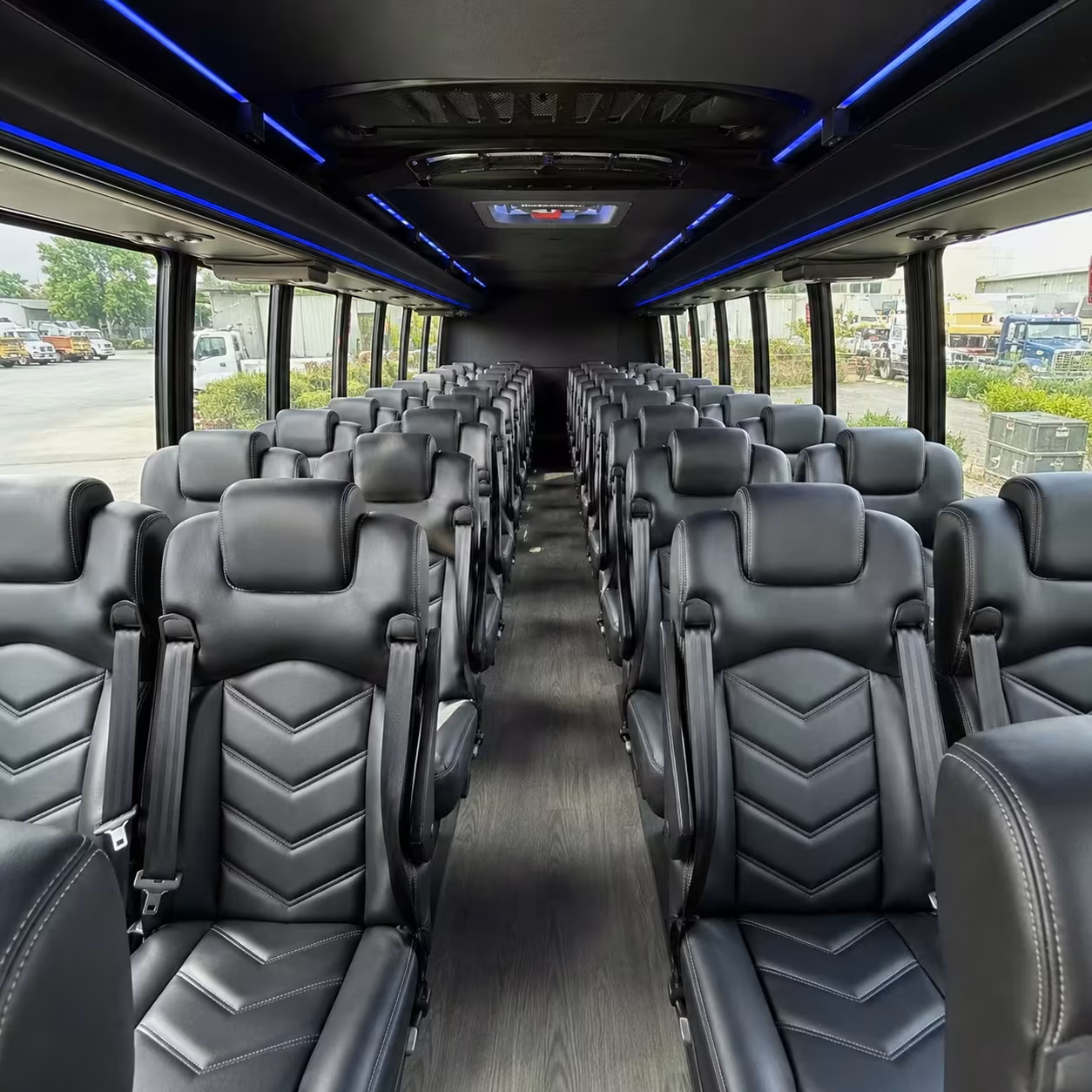 35 passenger minibus inside