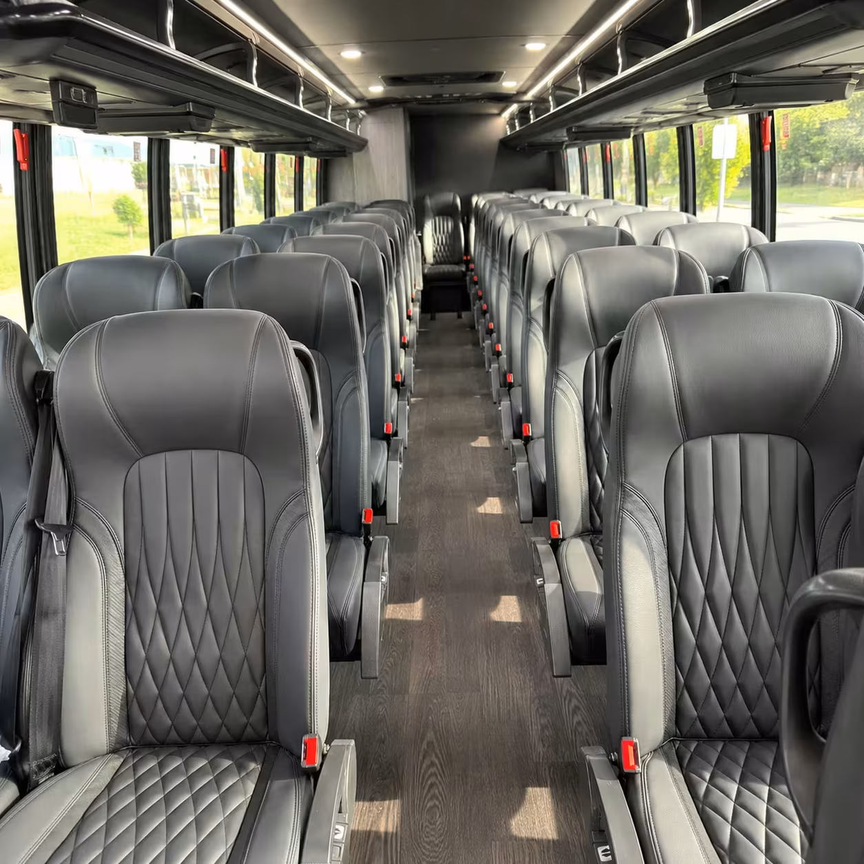 35 passenger minibus interior