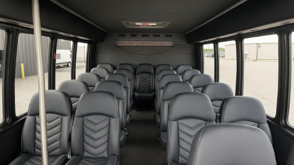15 passenger minibus interior
