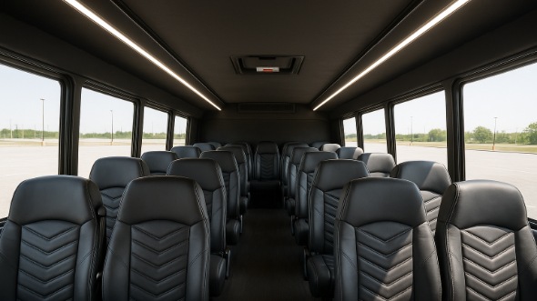 lauderhill 15 passenger minibus inside
