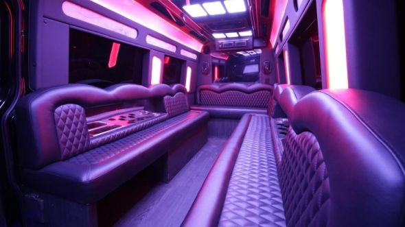 lauderhill sprinter limo rental interior